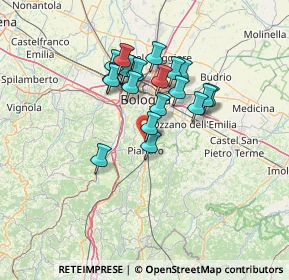 Mappa Via Giovanni Amendola, 40065 Pianoro BO, Italia (11.105)