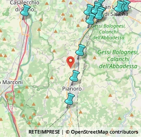 Mappa Via Giovanni Amendola, 40065 Pianoro BO, Italia (5.76643)