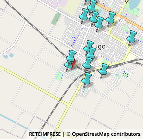 Mappa Via Gorizia, 48022 Lugo RA, Italia (1.02533)