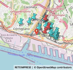 Mappa Via Operai, 16100 Genova GE, Italia (0.7645)