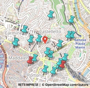 Mappa Via Goffredo Mameli, 16122 Genova GE, Italia (0.5335)