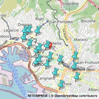 Mappa Via Goffredo Mameli, 16122 Genova GE, Italia (1.03)