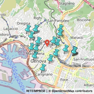 Mappa Via Goffredo Mameli, 16122 Genova GE, Italia (0.86)