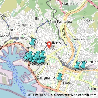 Mappa Via Goffredo Mameli, 16122 Genova GE, Italia (1.07625)