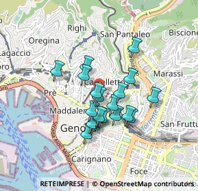 Mappa Via Goffredo Mameli, 16122 Genova GE, Italia (0.666)