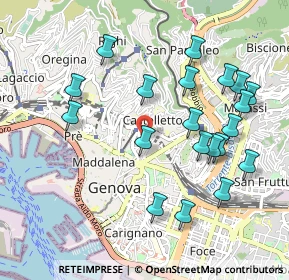 Mappa Via Goffredo Mameli, 16122 Genova GE, Italia (1.0535)