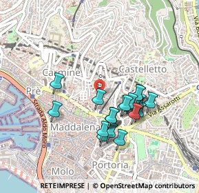 Mappa Via Caffaro, 16124 Genova GE, Italia (0.3985)