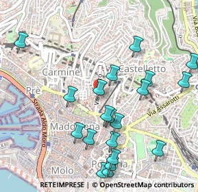Mappa Via Caffaro, 16124 Genova GE, Italia (0.5725)