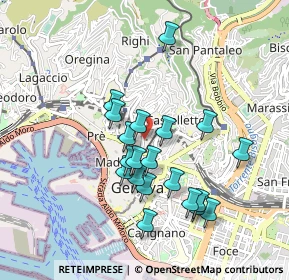 Mappa Via Caffaro, 16124 Genova GE, Italia (0.831)