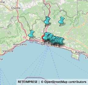 Mappa Via San Bartolomeo del Fossato, 16149 Genova GE, Italia (7.28438)
