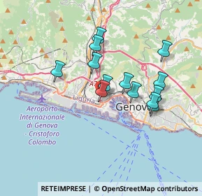 Mappa Via San Bartolomeo del Fossato, 16149 Genova GE, Italia (3.03462)