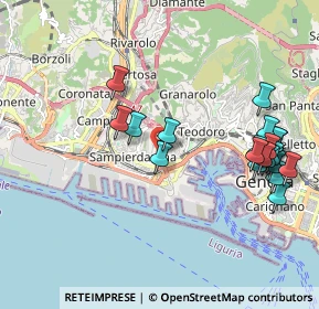 Mappa Via San Bartolomeo del Fossato, 16149 Genova GE, Italia (2.2225)