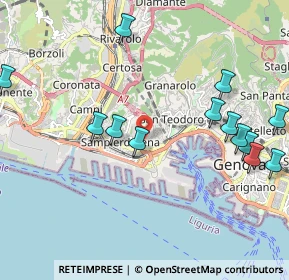Mappa Via San Bartolomeo del Fossato, 16149 Genova GE, Italia (2.41769)