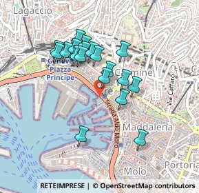 Mappa Via Antonio Gramsci, 16126 Genova GE, Italia (0.3875)