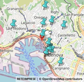 Mappa Via Antonio Gramsci, 16126 Genova GE, Italia (0.82)