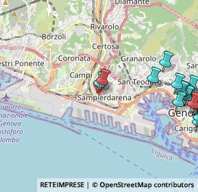 Mappa Via Vittorio Alfieri, 16149 Genova GE, Italia (2.97813)