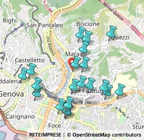 Mappa Via Cagliari, 16142 Genova GE, Italia (0.988)