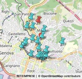 Mappa Via Cagliari, 16142 Genova GE, Italia (0.7995)