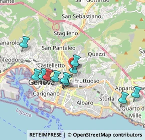 Mappa Via Cagliari, 16142 Genova GE, Italia (2.0125)