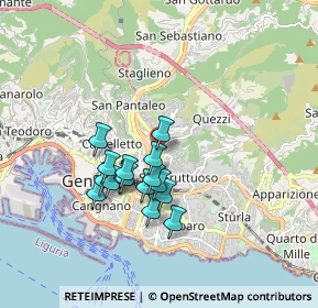 Mappa Via Cagliari, 16142 Genova GE, Italia (1.42688)