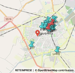 Mappa Via Carso, 48121 Ravenna RA, Italia (1.4165)