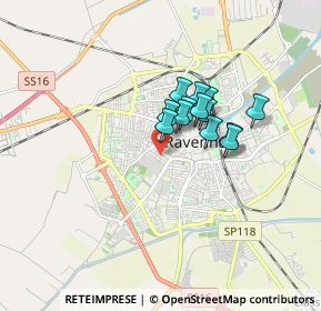 Mappa Via Carso, 48121 Ravenna RA, Italia (1.12)