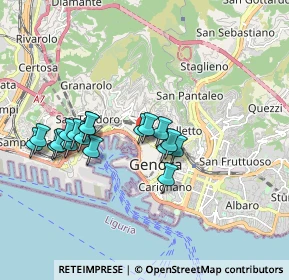 Mappa Salita della Rondinella, 16124 Genova GE, Italia (1.64056)