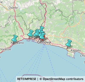 Mappa 16126 Genova GE, Italia (18.98091)