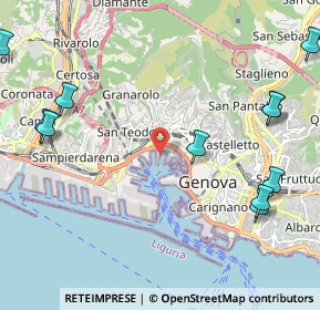 Mappa 16126 Genova GE, Italia (3.08333)
