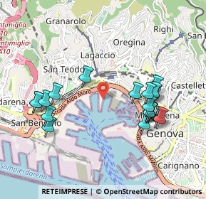 Mappa 16126 Genova GE, Italia (1.006)