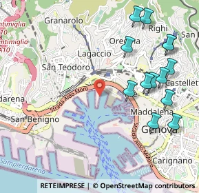 Mappa 16126 Genova GE, Italia (1.24385)