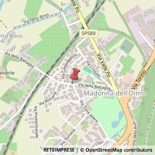 Mappa Via della Battaglia,  15, 12100 Cuneo, Cuneo (Piemonte)