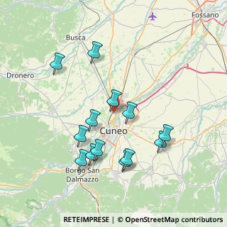 Mappa Via Venasca, 12100 Cuneo CN, Italia (7.60154)