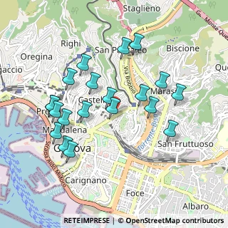 Mappa Passo Multedo, 16122 Genova GE, Italia (0.944)