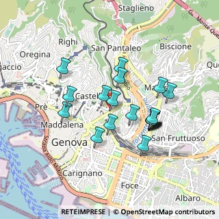 Mappa Passo Multedo, 16122 Genova GE, Italia (0.785)