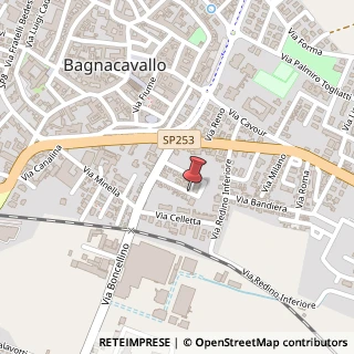 Mappa Via Sillaro, 17, 48012 Bagnacavallo RA, Italia, 48012 Bagnacavallo, Ravenna (Emilia Romagna)