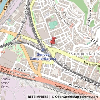 Mappa Via scaniglia angelo 13/r, 16100 Genova, Genova (Liguria)