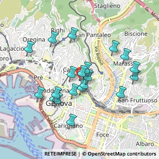 Mappa Passo Fratelli Gorrini, 16122 Genova GE, Italia (0.909)
