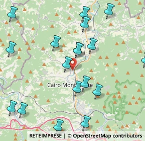 Mappa Loc. Carpeneto, 17014 Cairo Montenotte SV, Italia (5.2505)