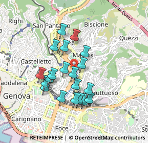 Mappa Piazza Romagnosi, 16137 Genova GE, Italia (0.758)