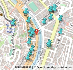 Mappa Piazza Romagnosi, 16137 Genova GE, Italia (0.262)