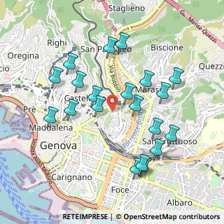 Mappa Piazza Manin Daniele, 16122 Genova GE, Italia (0.9775)