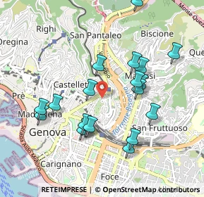 Mappa Piazza Manin Daniele, 16122 Genova GE, Italia (0.95053)