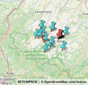 Mappa Via Baisi G., 42030 Ramiseto RE, Italia (8.8525)