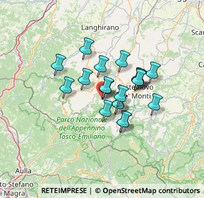 Mappa Via Baisi G., 42030 Ramiseto RE, Italia (9.3925)