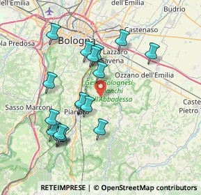 Mappa SP 36, 40065 Pianoro BO (7.40471)