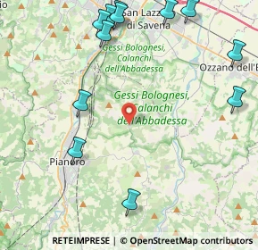 Mappa SP 36, 40065 Pianoro BO (5.68333)