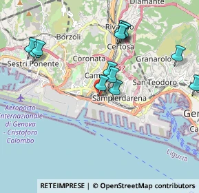 Mappa Centro Commercial Fiumara, 16100 Genova GE, Italia (2.02923)
