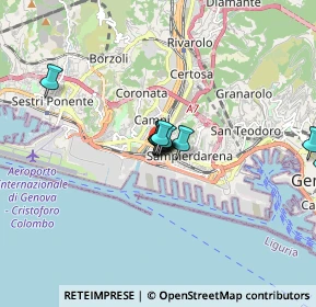Mappa Centro Commercial Fiumara, 16100 Genova GE, Italia (2.575)