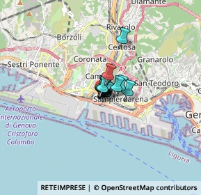 Mappa Centro Commercial Fiumara, 16100 Genova GE, Italia (0.38667)